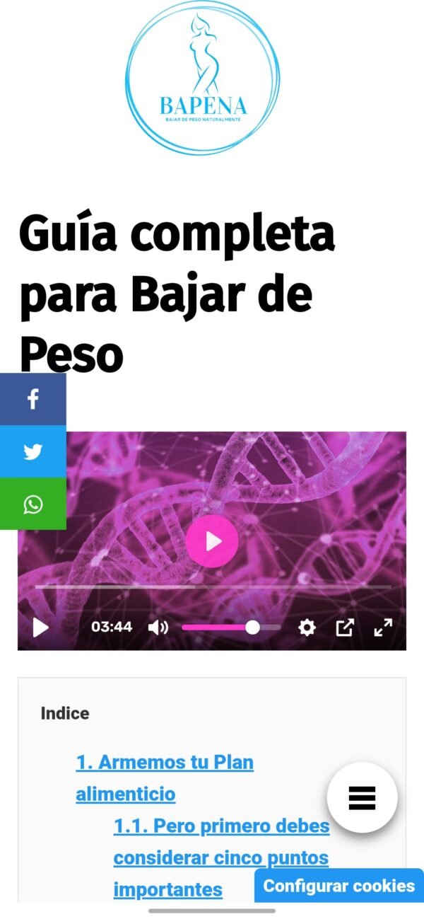 Guía Completa Para Bajar De Peso